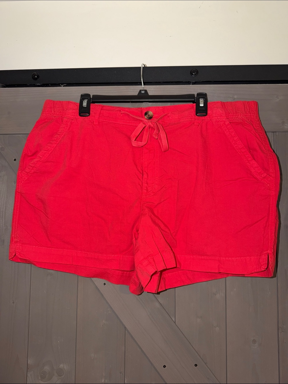 Sonoma Vibrant Cherry Drawstring Women's Bermuda Shorts